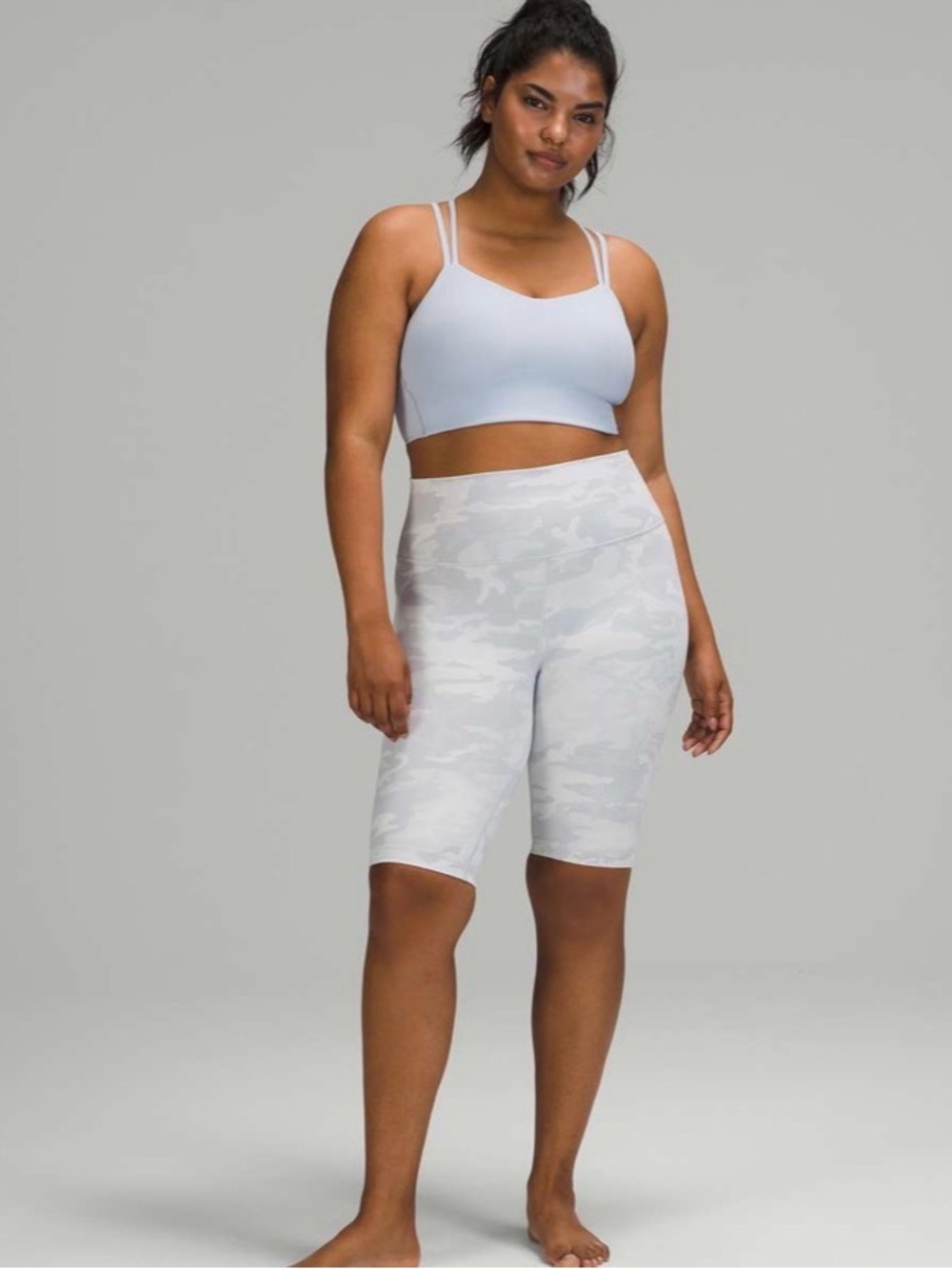 LULULEMON • Wunder Under Short 10" Ribbed
Incognito Camo Jacquard Alpine size 2